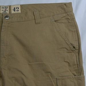 RedHead 42 x 10" Khaki‎ Ripstop Cargo Shorts